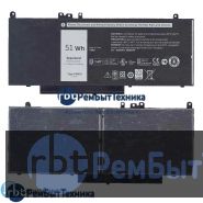 Аккумуляторная батарея для Dell Latitude E5550 7.4V 51Wh 8V5GX, G5M10 черный