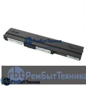 Аккумуляторная батарея для Asus U1, U3, N10, eeePC 4400mAh черная