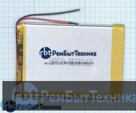 Аккумулятор Li-Pol (батарея) 3*70*110мм 2pin 3.7V/3600mAh