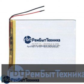 Аккумулятор Li-Pol (батарея) 3*82*105мм 2pin 3.7V/4000mAh