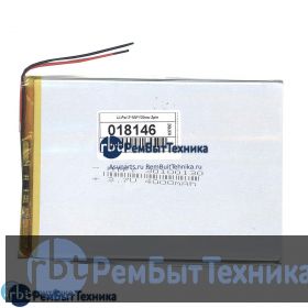 Аккумулятор Li-Pol (батарея) 3*100*130мм 2pin 3.7V/4000mAh