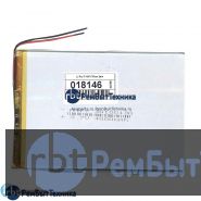 Аккумулятор Li-Pol (батарея) 3*100*130мм 2pin 3.7V/4000mAh