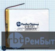 Аккумулятор Li-Pol (батарея) 2.5*105*105мм 2pin 3.7V/3500mAh