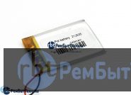 Аккумулятор Li-Pol (батарея) 2.1*25*35мм 2pin 3.7V/140mAh