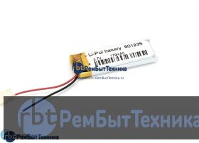 Аккумулятор Li-Pol (батарея) 5*12*35мм 2pin 3.7V/170mAh