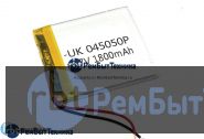 Аккумулятор Li-Pol (батарея) 4*50*50мм 2pin 3.7V/1800mAh