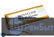 Аккумулятор Li-Pol (батарея) 3.5*55*130мм 2pin 3.7V/3500mAh