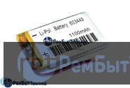 Аккумулятор Li-Pol (батарея) 6*34*49мм 2pin 3.7V/1100mAh