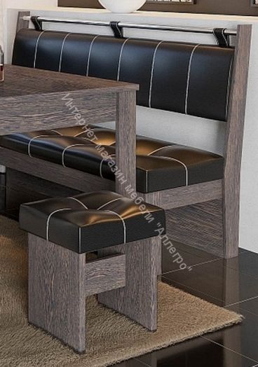 Кухонный уголок Остин Венге Цаво, Чёрный