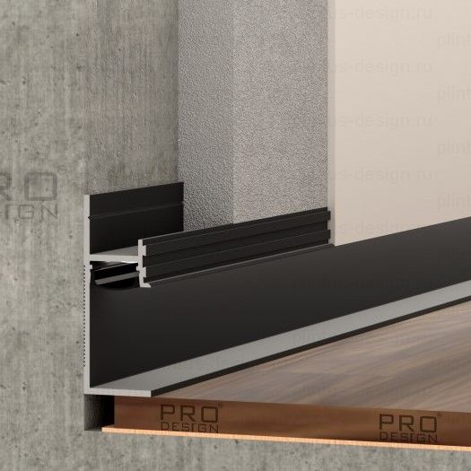 Pro Design 7210 теневой плинтус чёрный
