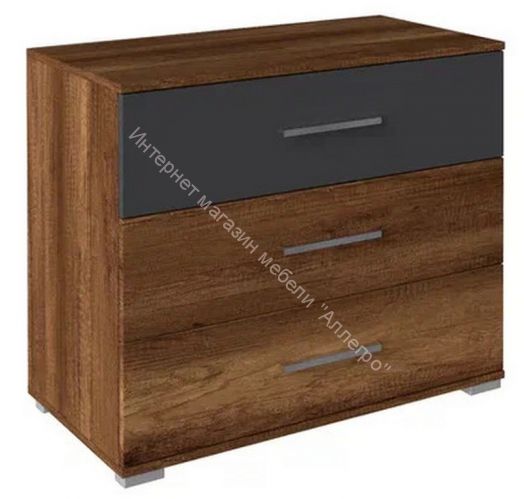 Комод Джолин ПМ 245.06 исп. 3 Графит Софт, Дуб Каньон