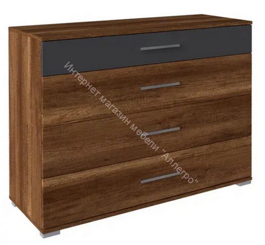 Комод Джолин ПМ 245.07 исп. 3 Графит Софт, Дуб Каньон