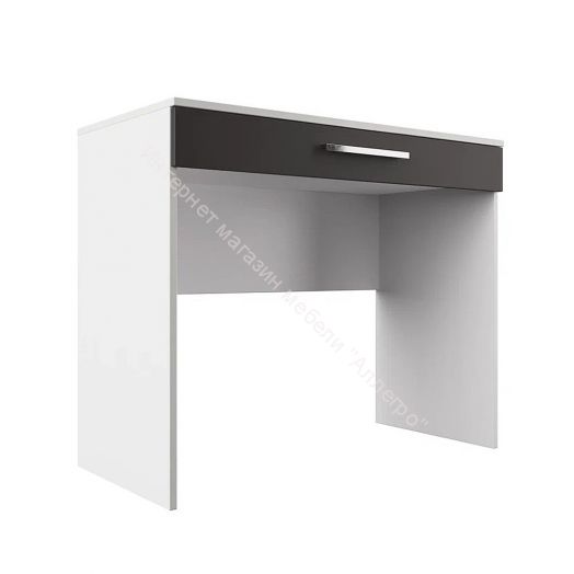 Туалетный столик Джолин ПМ 245.09 исп. 3 Графит Софт, Белый