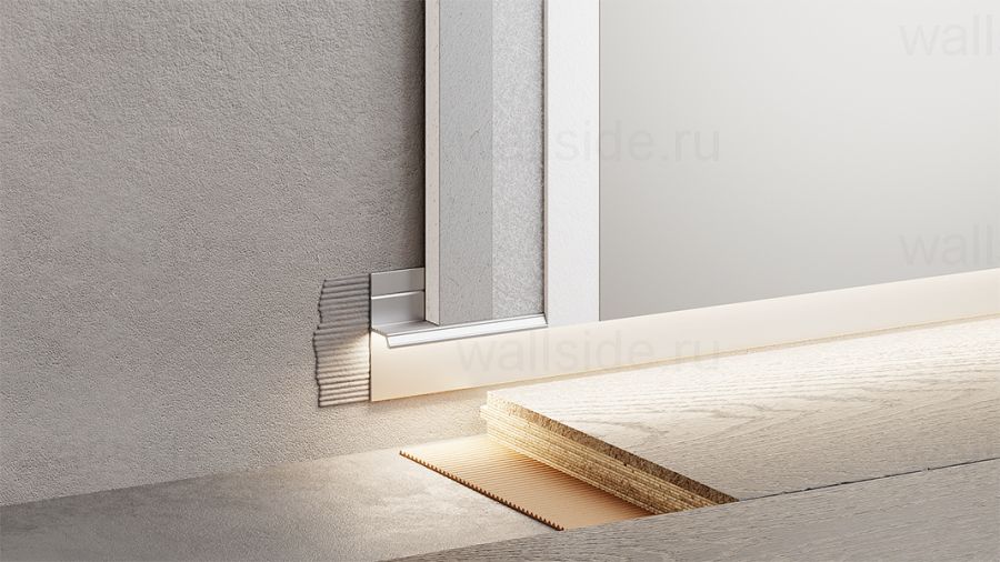 Теневой плинтус FD-04 анодированный