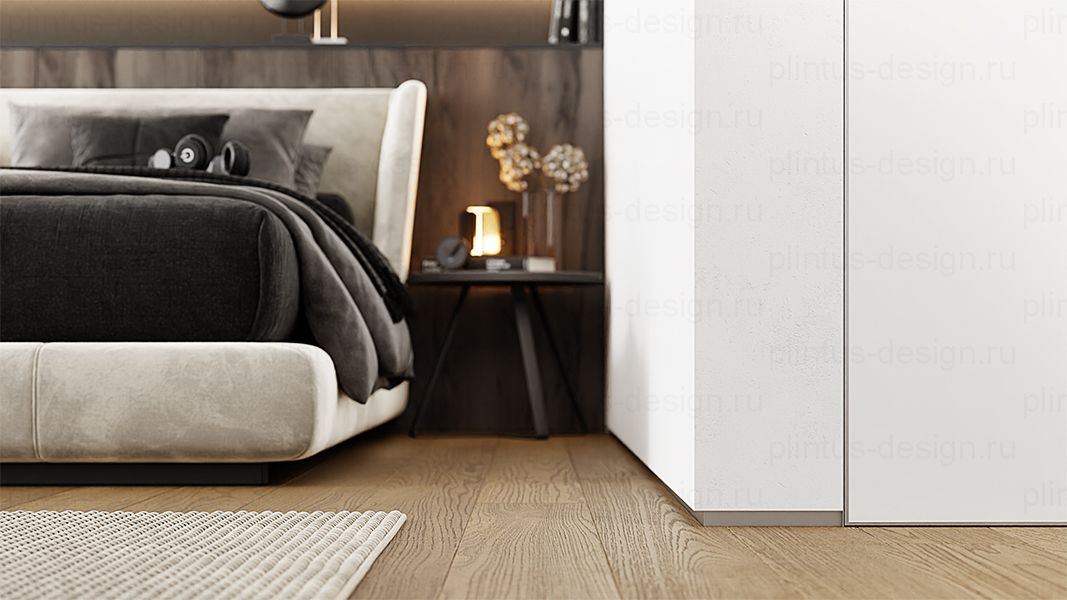 FD-04 теневой профиль серебро матовый