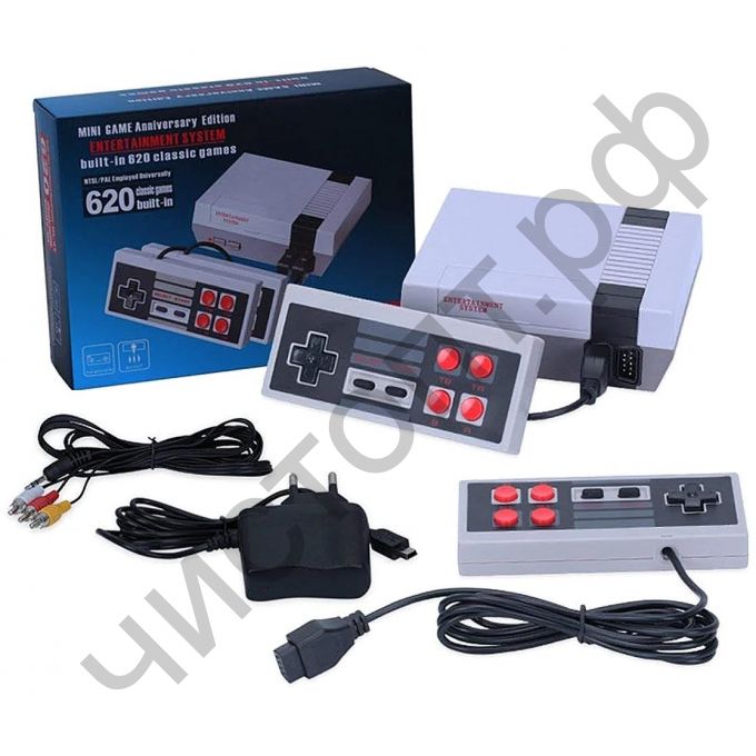 Игровая приставка TV MINI GAME 620 (конс.с 620 встр.играми.,2джой.,каб.TV) Денди