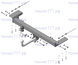 Фаркоп (ТСУ), Motodor, крюк на болтах