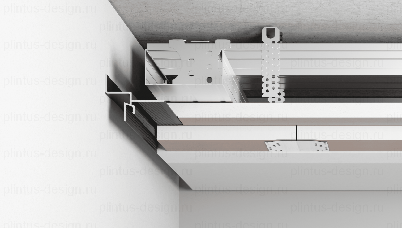 С-06.2.3 теневой потолочный профиль Ликорн