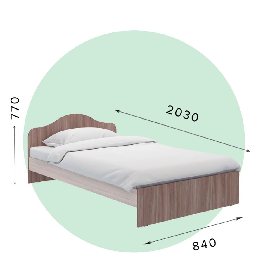 Кровать х800