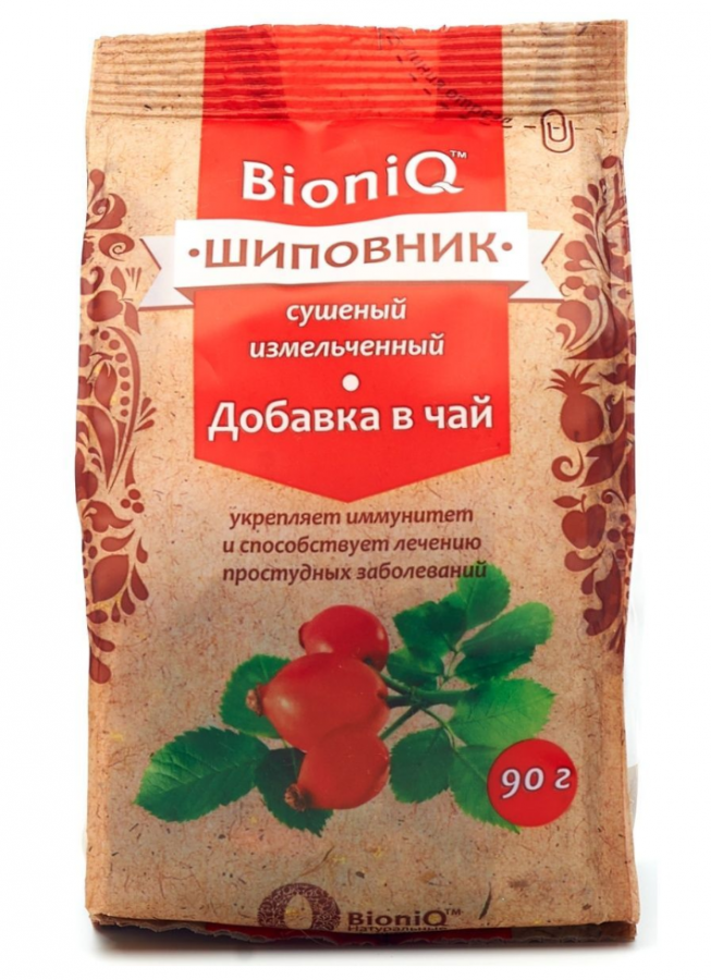 BioniQ Шиповник сушеный измельченный 90 г