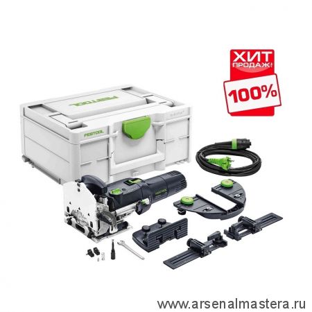 ХИТ! Фрезер дюбельный в комплекте с упорами в систейнере Festool DOMINO DF 500 Q-Set 576420