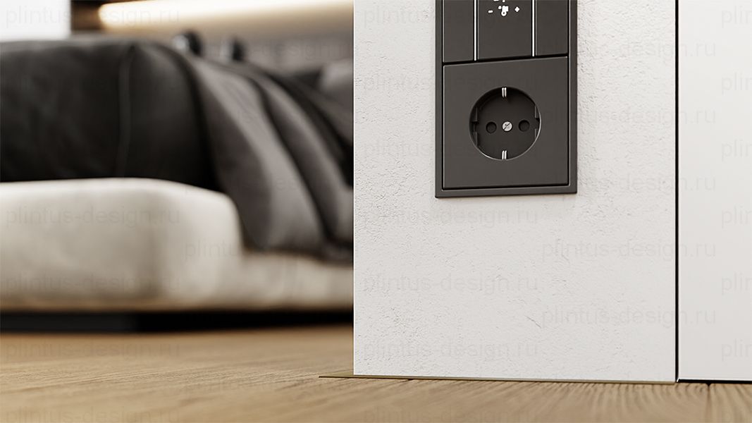 Микроплинтус для пола Шампань