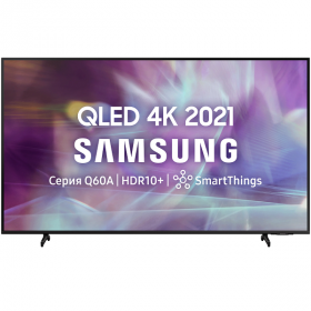 Телевизор Samsung QE50Q67AAU QLED, HDR RU, черный