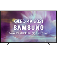 Телевизор Samsung QE50Q67AAU QLED, HDR RU, черный