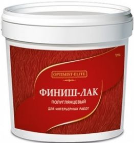 Финиш-Лак Optimist-Elite D702 1кг Полуглянцевый, Бесцветный, Акриловый / Оптимист Д702