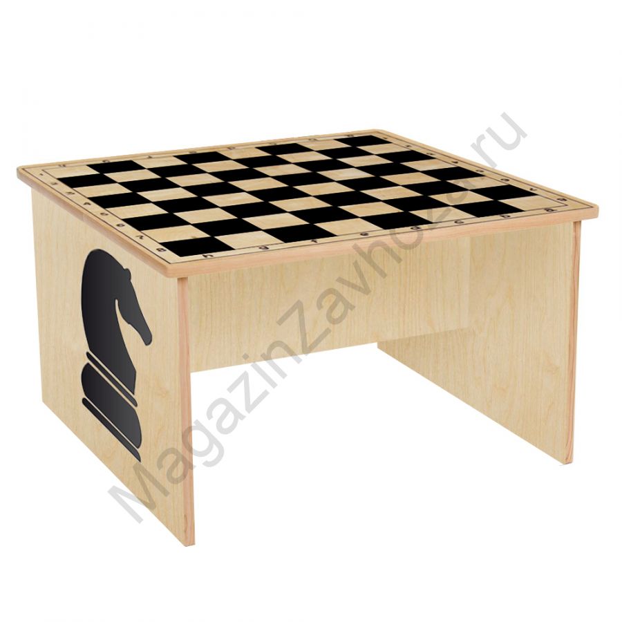 СТОЛ (ФАНЕРА) НЕРЕГУЛИРУЕМЫЙ 56 "КОНЬ" ШАХМАТЫ (ДОУ)