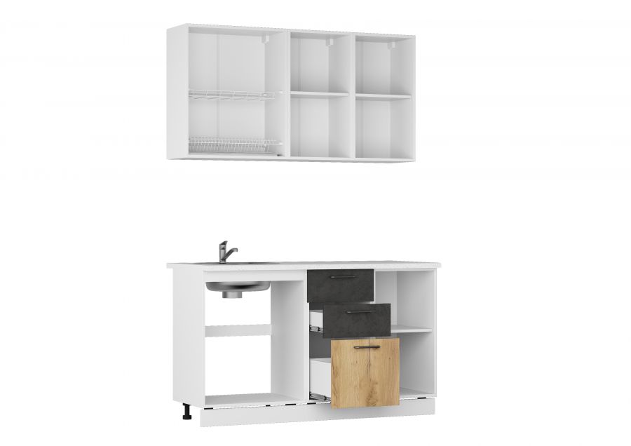 Кухонный гарнитур ЛЕГЕНДА-6 ЛДСП х1,4м