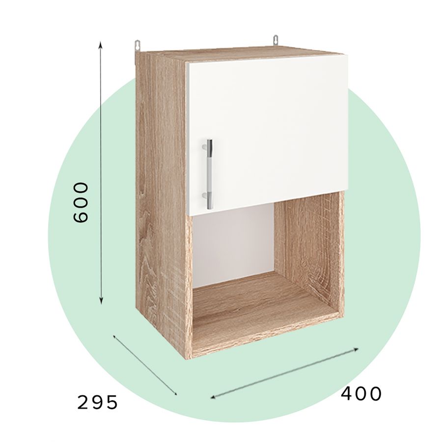 МС "Легенда 10" Шкаф х400 с 1 фасадом и нишей