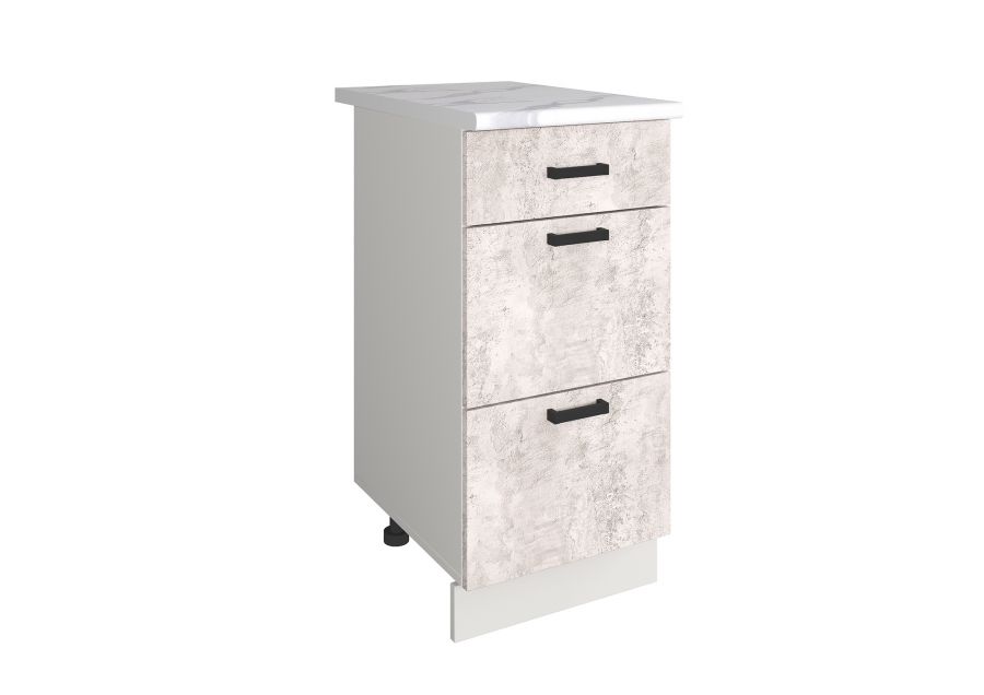 МС "Легенда 10" Тумба х400 с 3 ящиками