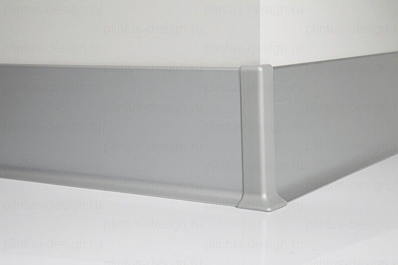 2157.01 плинтус алюминиевый 60 мм Декопрофиль