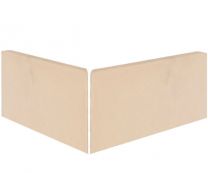 Подступенки к угловой наборной ступени