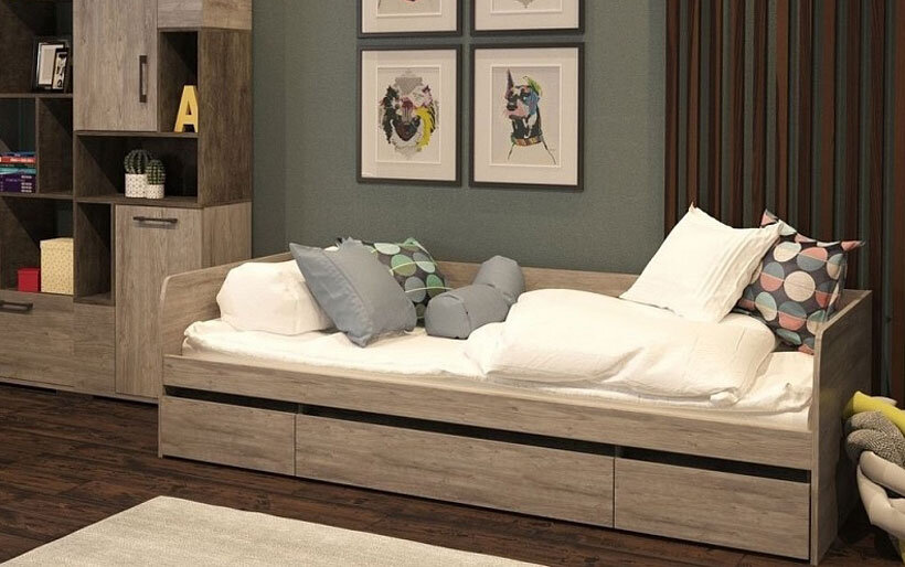 Кровать с ящиками "Денвер" х900