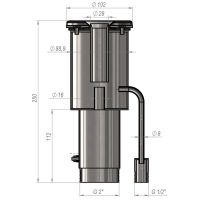 Форсунка гидромассажная Aquaviva, AISI 304 (20 м3/ч)