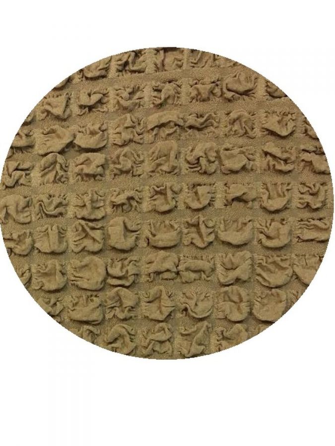 Чехол на стул без оборки  ,Кофе с молоком