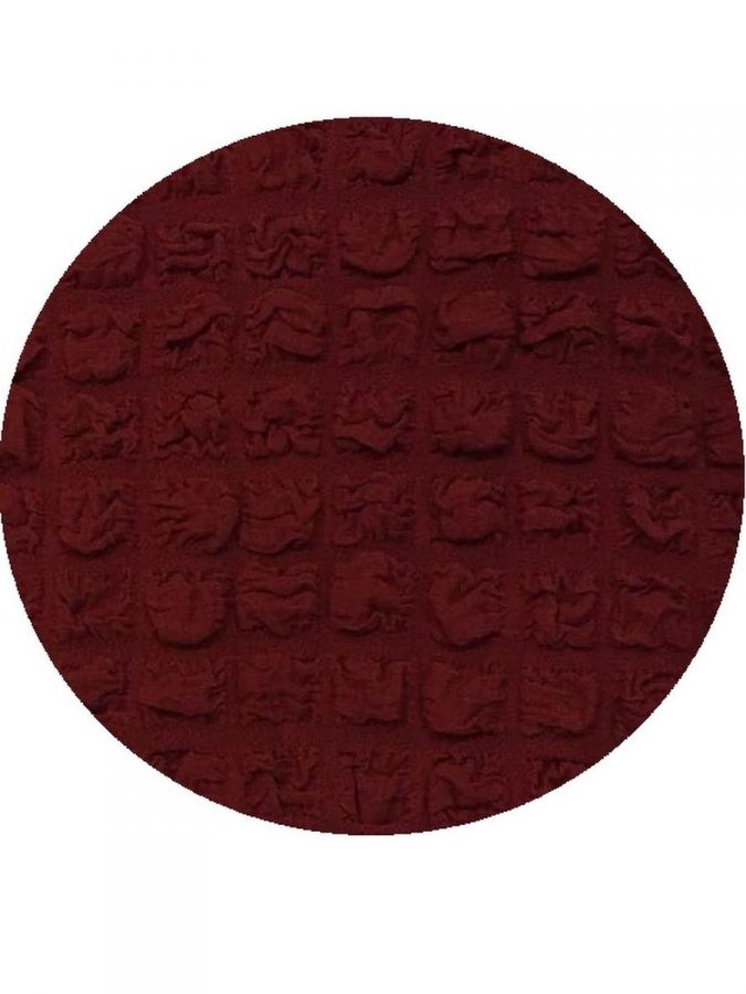 Чехол на стул без оборки  ,Бордовый