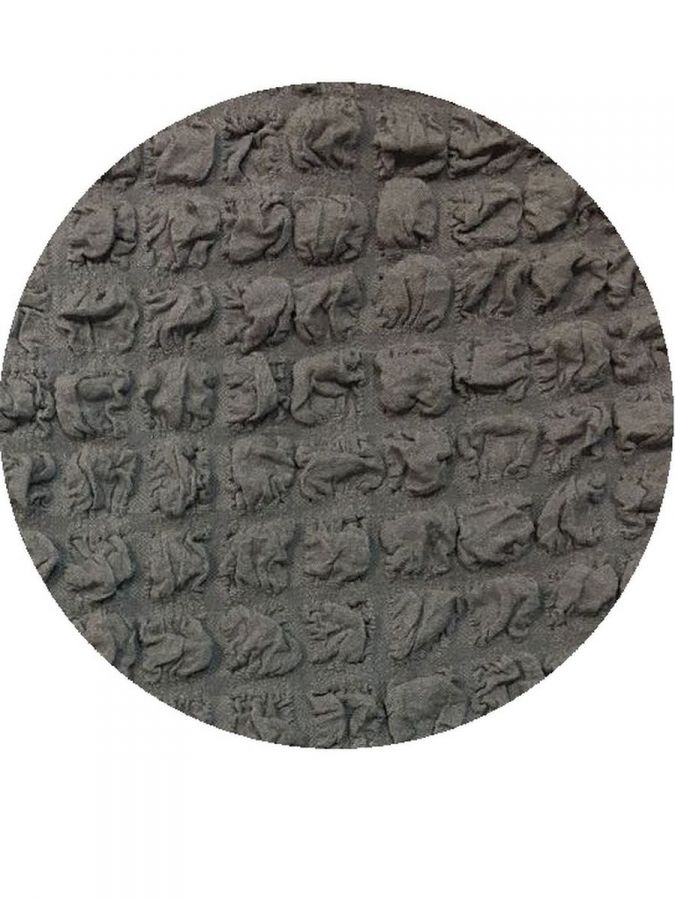 Чехол на стул без оборки  ,Серый