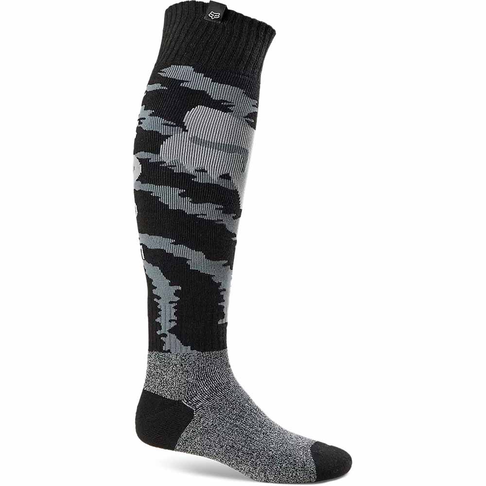 Fox 180 Nuklr Thick Black/White носки для мотокросса и эндуро