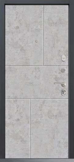 Входная дверь Command Doors Лорд 38 Бетон молочный