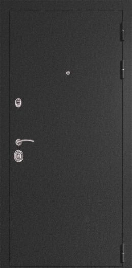 Входная дверь Command Doors Графит Зеркало Белая лиственница