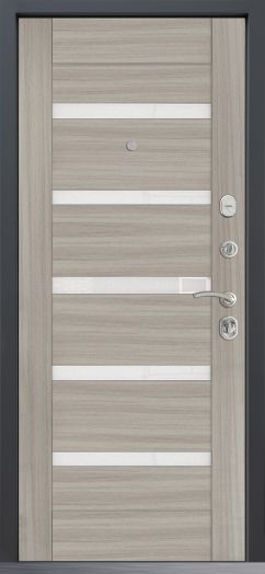 Входная дверь Command Doors Шале Царга Лиственница белая