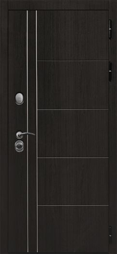 Входная дверь Command Doors Техно 6S Белая лиственница