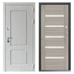 Входная дверь Command Doors Шале Вайт Царга Лиственница белая