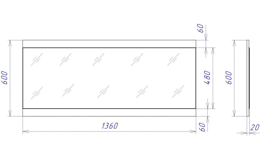 Зеркало "Гарда"