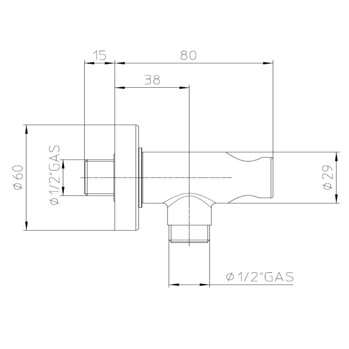 Ручной душ Bossini Agua Life C1200 с держателем схема 11