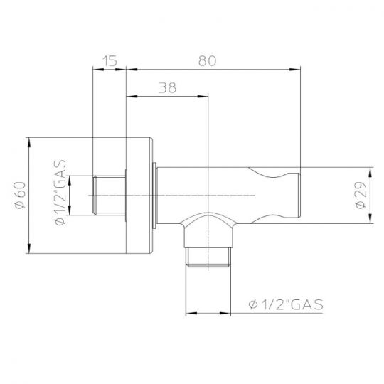 Ручной душ Bossini Agua Life C1200 с держателем схема 11