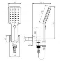 Душевой гарнитур Bossini Agua-Life C1300 схема 4